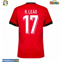 Portugal Rafael Leao #17 Heimtrikot EM 2024 Kurzarm